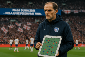 alt_text: Tuchel berdiskusi tentang strategi Inggris dan implikasi pajak risiko dalam sepak bola.